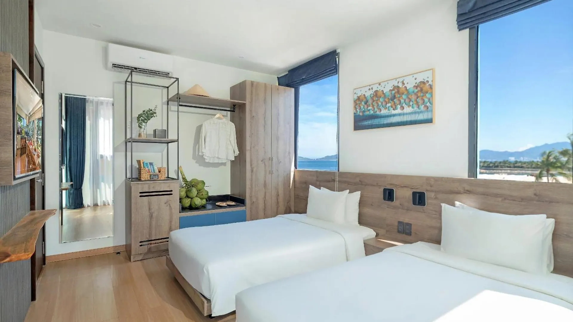 Cozy Front Beach House Wid Private Beach Να Τρανγκ